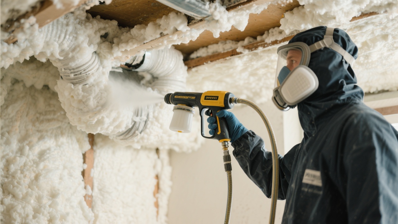 Spray Foam Worker