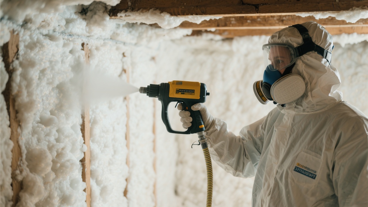Spray Foam Worker