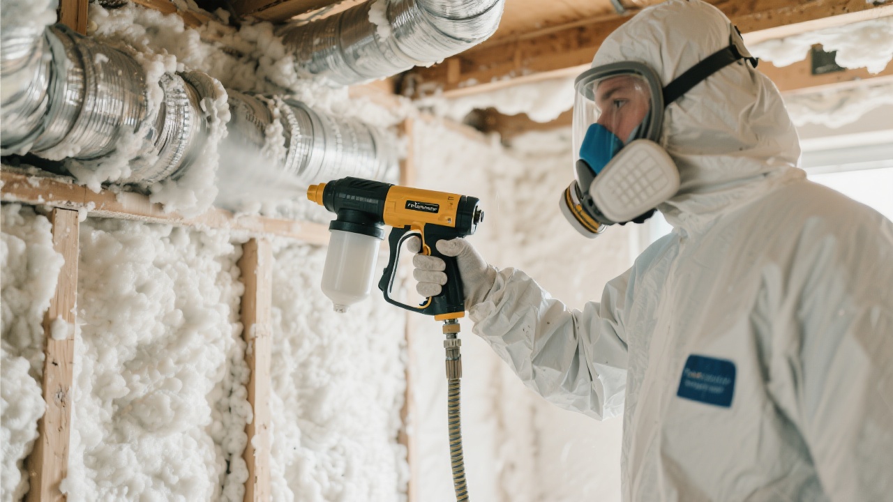 Spray Foam Worker