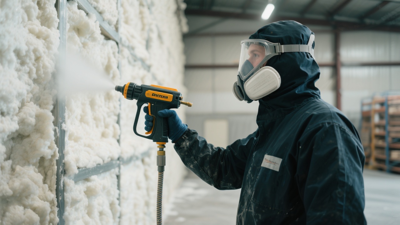 Spray Foam Worker