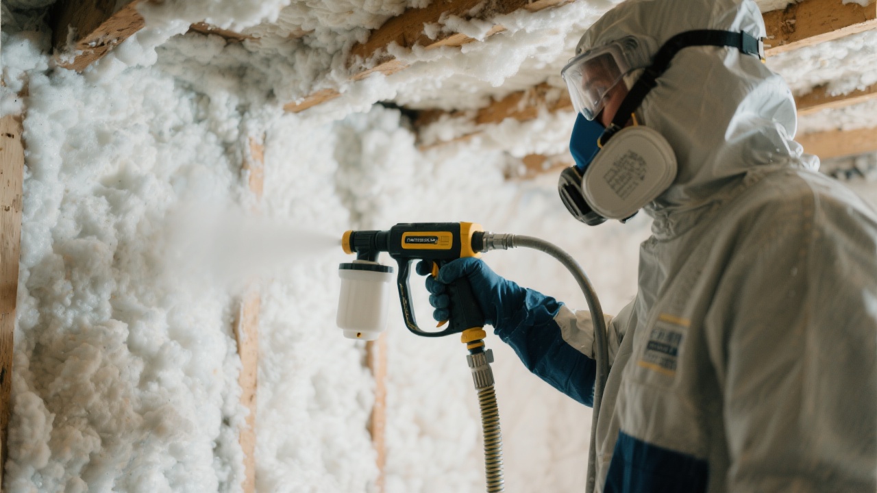 Spray Foam Worker