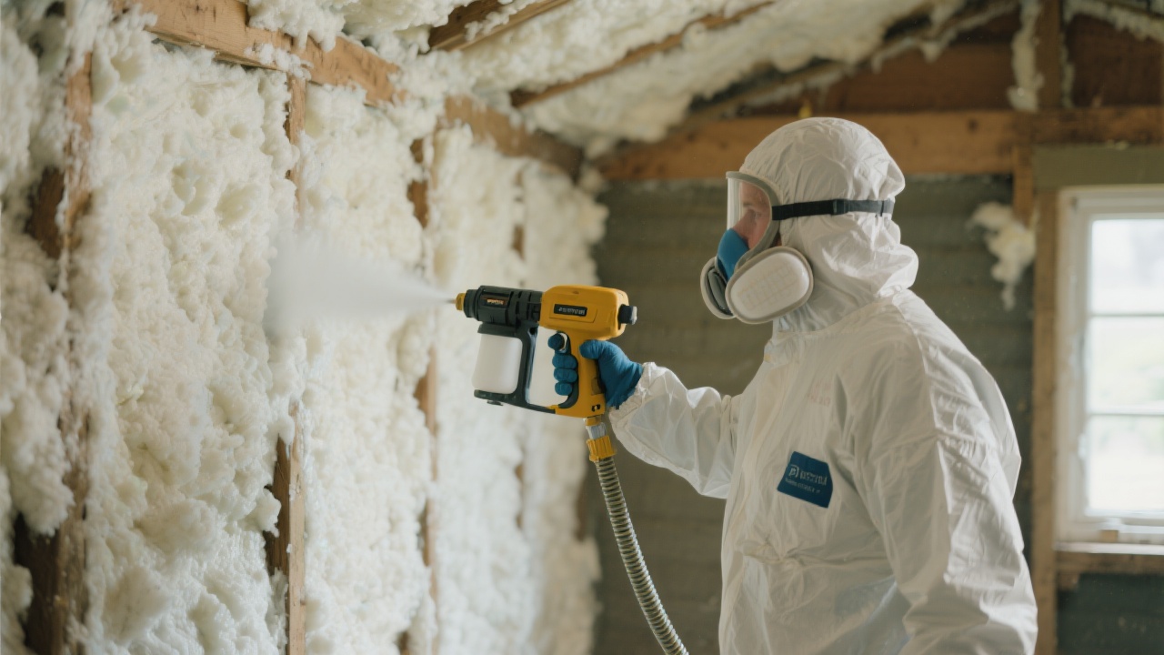 Spray Foam Worker