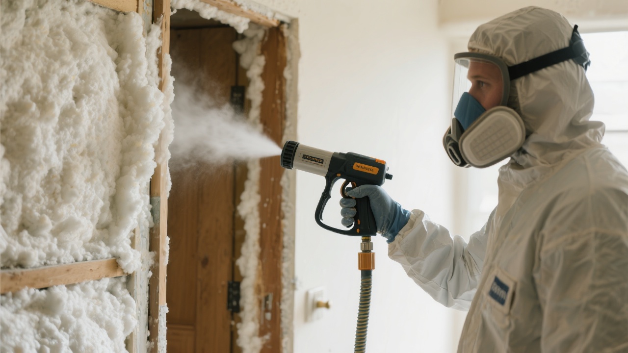 Spray Foam Worker