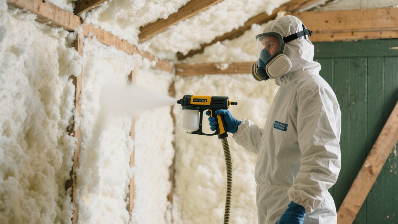Spray Foam Worker