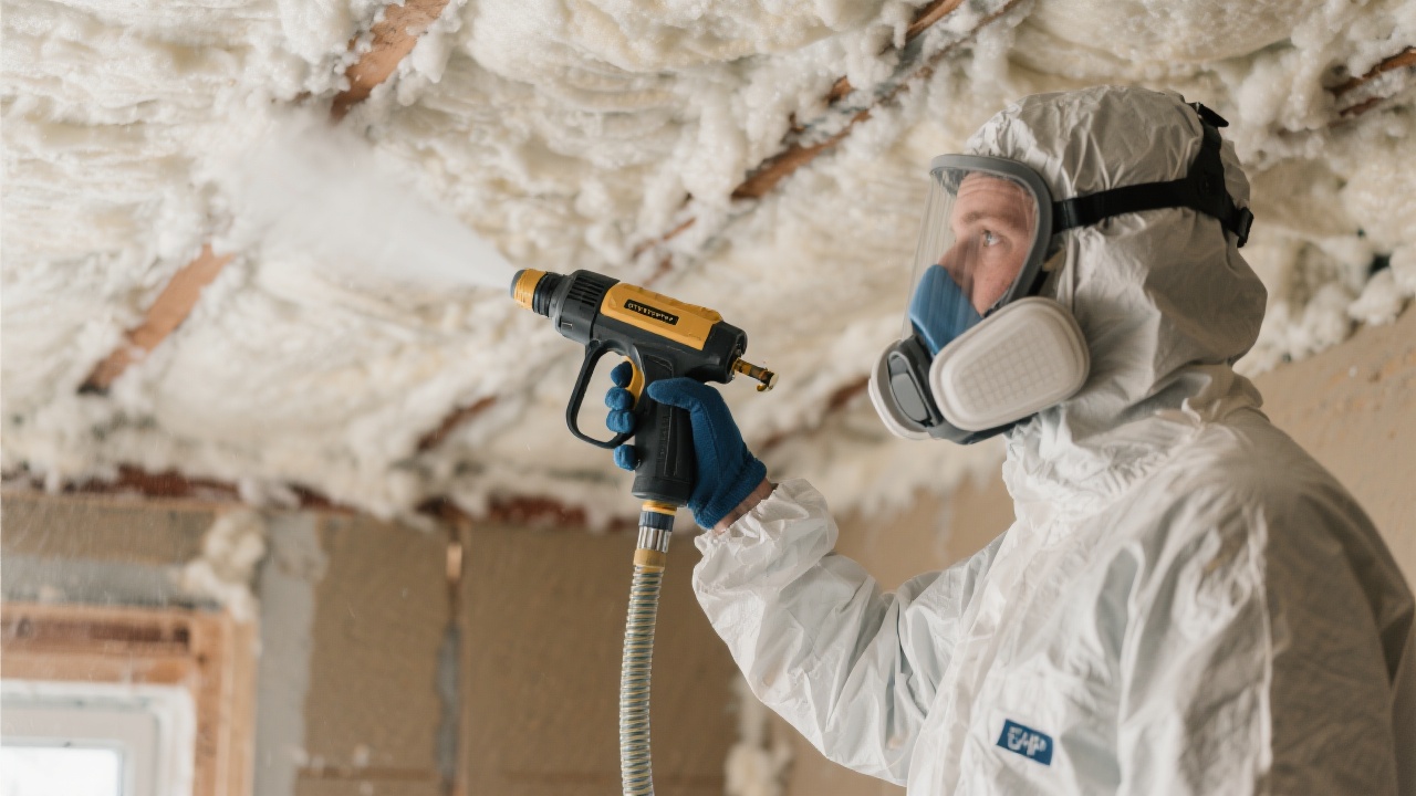 Spray Foam Worker