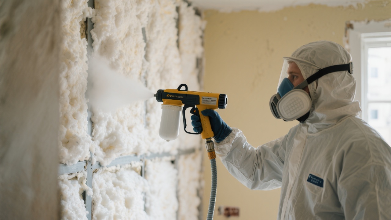 Spray Foam Worker
