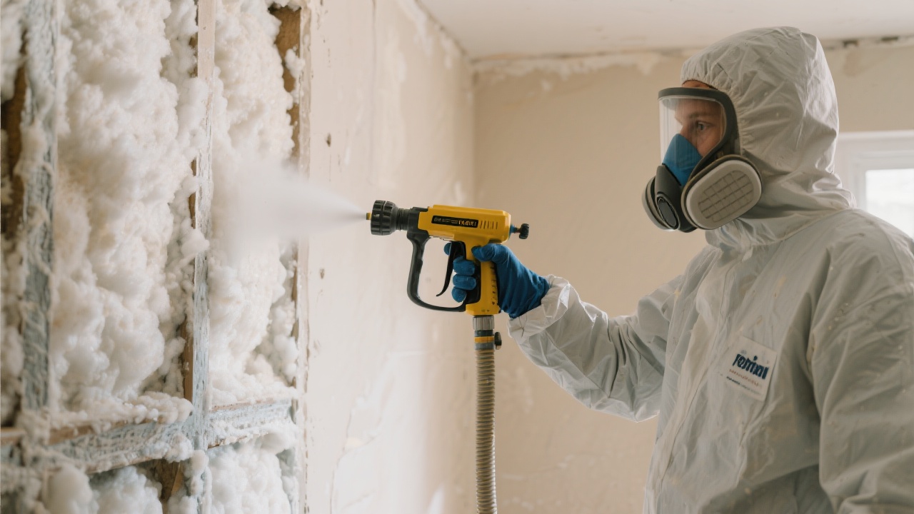 Spray Foam Worker
