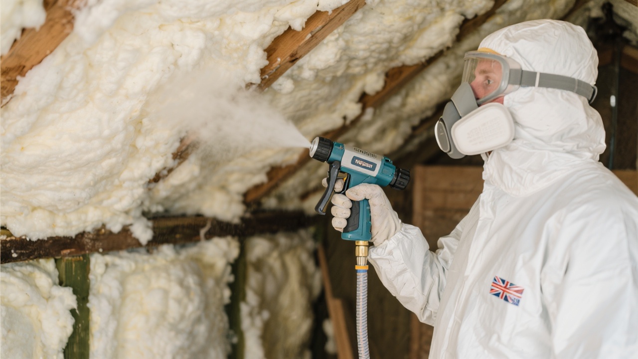 Spray Foam Worker